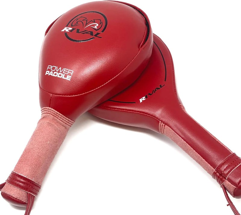 RIVAL Boxing RPDL Power Paddles - High-Density Punching Surface, Angled Shaft with Molded Plastic Insert, and Comfort Grip Handles - Image 2